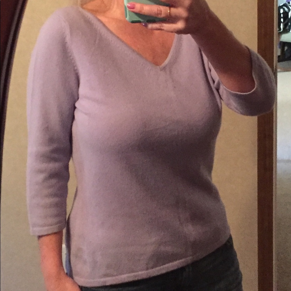 Lavender Ann Taylor sweater